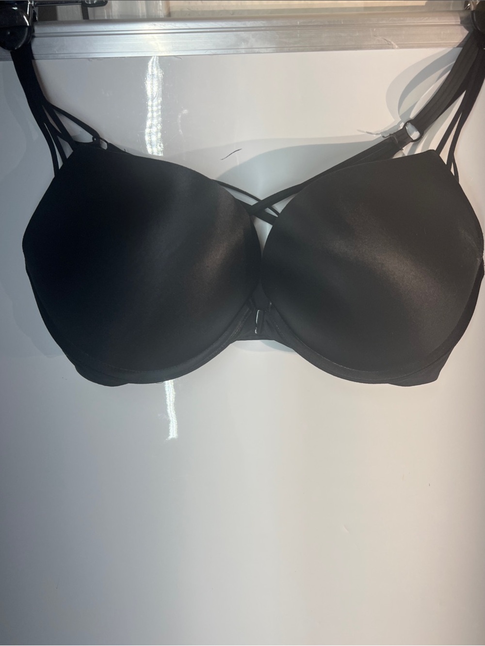 Victoria's Secret Black Strappy Push-Up Bra